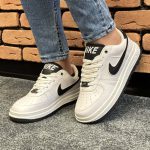 کفش کتانی اسپرت مردانه رنگ سفید مدل نایک NIKE AIR FORCE کد 71192 - Image 4