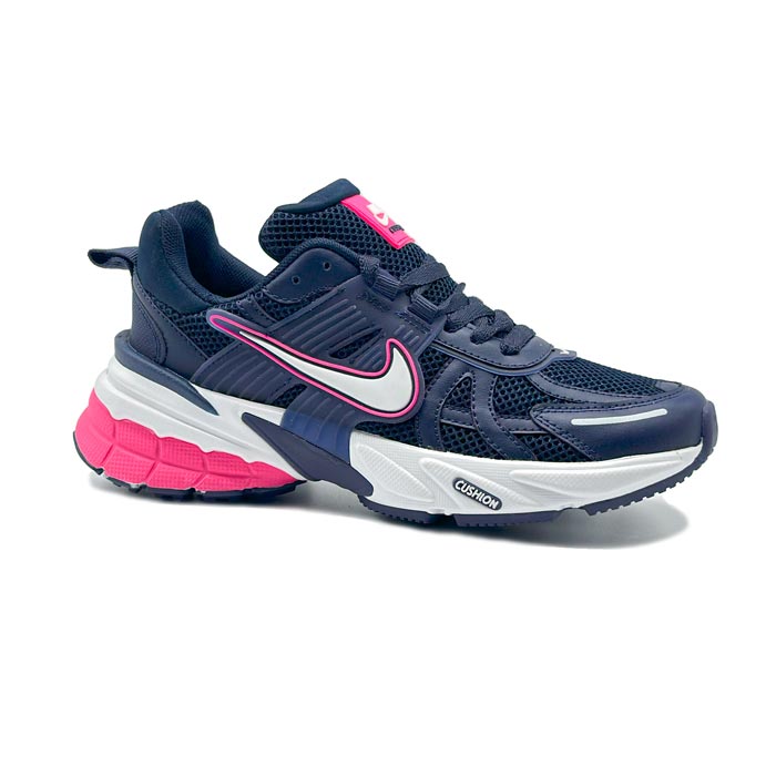 34-2.jpg کفش و کتانی اسپرت زنانه مدل نایک کوشلون NIKE V2K رنگ سرمه ای صورتی کد 41835 - Image 1