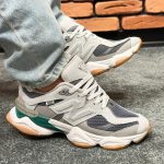 کتونی اسپرت مردانه مدل نیوبالانس 9060 NEW BALANCE رنگ طوسی کد 8975 - Image 2