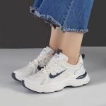کفش و کتانی زنانه مدل نایک NIKE رنگ سفید سرمه ای کد M190