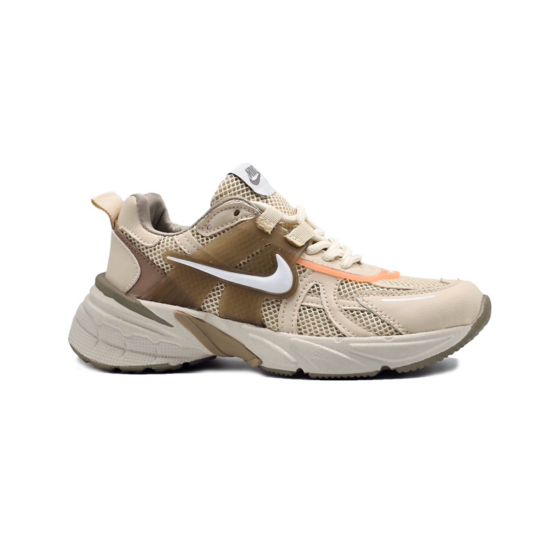 5-5.jpg کفش و کتانی زنانه و دخترانه مدل نایک کوشلون NIKE V2K رنگ کرم نباتی کد 47251 - Image 1