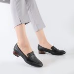 کفش کالج طبی زنانه و دخترانه رنگ مشکی کد M707 - Image 2