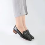 کفش کالج طبی زنانه و دخترانه رنگ مشکی کد M709 - Image 2