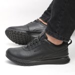 کفش و کتانی اسپرت مردانه و زنانه مدل اکو ECCO رنگ مشکی کد 6523 - Image 2