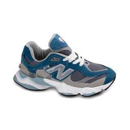 کفش و کتونی زنانه و مردانه چرم طبیعی مدل نیوبالانس 9060 NEW BALANCE رنگ طوسی آبی کد 8937