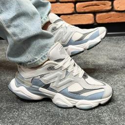 کفش و کتونی مردانه و زنانه چرم طبیعی مدل نیوبالانس 9060 NEW BALANCE رنگ طوسی کد 8976