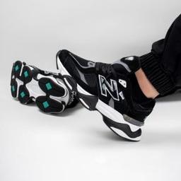 کفش و کتانی مردانه و زنانه چرم طبیعی مدل نیوبالانس 9060 NEW BALANCE رنگ مشکی کد 8932