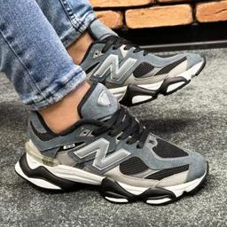 کفش و کتونی مردانه چرم طبیعی مدل نیوبالانس 9060 NEW BALANCE رنگ سرمه ای کد 8971