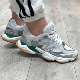 کفش و کتونی مردانه و زنانه چرم طبیعی مدل نیوبالانس NEWBALANCE 9060 رنگ طوسی کد 8992