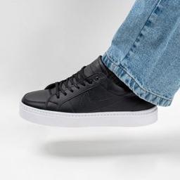 کفش کتانی اسپرت مردانه رنگ مشکی مدل نایک NIKE AIR FORCE کد 71185