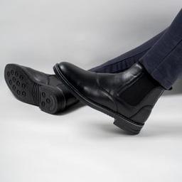 بوت و نیم بوت مردانه مدل چلسی رنگ مشکی کد 4806