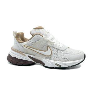 کتانی اسپرت مردانه و زنانه مدل نایک کوشلون NIKE V2K رنگ سفید کرم کد 41831