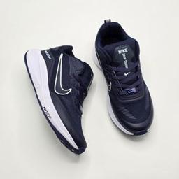 کفش و کتانی اسپرت مردانه و زنانه مدل نایک زوم NIKE_ZOOM رنگ سرمه ای سفید کد 41877