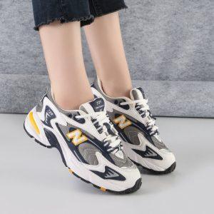 کفش و کتانی زنانه و دخترانه مدل نیوبالانس725  NEW BALANCE رنگ سفید زرد کد 9021