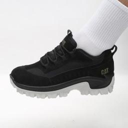 بوت اسپرت مردانه نیم ساقدار مدل caterpillar کاترپیلار رنگ مشکی طوسی کد 4885