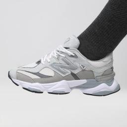 کفش و کتانی مردانه و زنانه چرم طبیعی مدل نیوبالانس NEWBALANCE 9060 رنگ طوسی کد 8892
