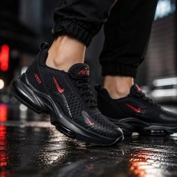 کفش و کتانی مردانه نایک NIKE AIR 950 رنگ مشکی قرمز کد 7041