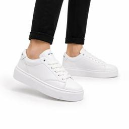 کفش راحتی مردانه مدل برشکا bershka رنگ سفید کد EF301