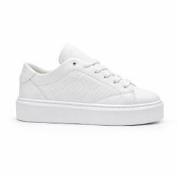 کفش راحتی مردانه مدل برشکا bershka رنگ سفید سوزنی کد EF302