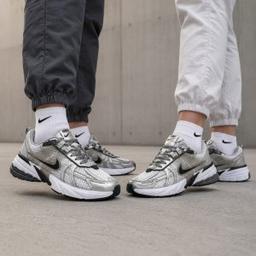 کفش و کتانی مردانه و زنانه مدل نایک NIKE V2K رنگ سفید طوسی کد 41317