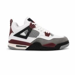 کفش و کتانی مردانه ساقدار مدل جردن NIKE AIR JORDAN 4 رنگ سفید طوسی کد 2134