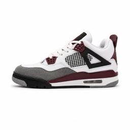 کفش و کتانی مردانه ساقدار مدل جردن NIKE AIR JORDAN 4 رنگ سفید طوسی کد 2134
