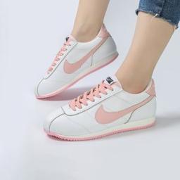کفش و کتانی زنانه و دخترانه مدل نایک NIKE رنگ سفید صورتی کد 41268