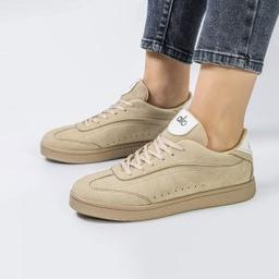 کفش و کتانی ونس راحتی زنانه و دخترانه مدل alo رنگ کرم کد M1451