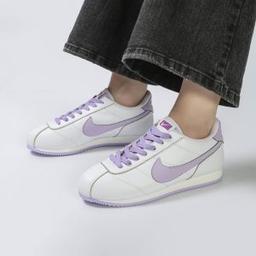 کفش و کتانی زنانه و دخترانه مدل نایک NIKE رنگ سفید یاسی کد 41267