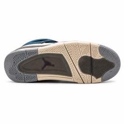 کفش و کتانی مردانه ساقدار مدل جردن NIKE AIR JORDAN 4 رنگ کرم آبی کد 2132