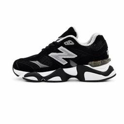 کفش و کتانی زنانه و دخترانه چرم طبیعی مدل نیوبالانس 9060 NEW BALANCE رنگ مشکی کد 8940