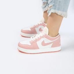 کفش و کتانی زنانه مدل NIKE AIR JORDAN 1 رنگ سفید صورتی کد M5814