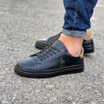 کفش روزمره و راحتی مردانه مدل پولو رنگ مشکی کد 48821