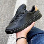 کفش روزمره و راحتی مردانه مدل پولو رنگ مشکی کد 48821 - Image 2