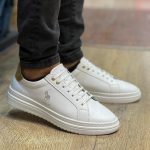 کفش ونس مردانه مدل پولو پشت کرم سایز 40 الی 44 دور دوخت و رویه چرم کد 4272 - Image 3