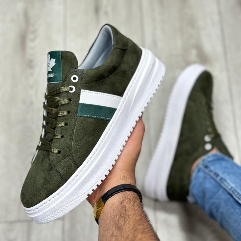 22-1.jpg کفش راحتی و روزمره مردانه رنگ یشمی کد 66971 - Image 1