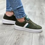 کفش راحتی و روزمره مردانه رنگ یشمی کد 66971 - Image 5