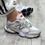 کتونی اسپرت مردانه مدل نیوبالانس NEW BALANCEرنگ سفید طوسی کد 8945 - Image 5