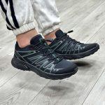 کتانی مردانه مدل SALOMON_ULTRA رنگ مشکی یشمی کد 95416 - Image 4