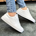 کفش کتانی اسپرت مردانه رنگ سفید مدل نایک NIKE AIR FORCE کد 71184 - Image 3