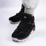بوت اسپرت مردانه ساقدار مدل caterpillar کاترپیلار رنگ مشکی سفید کد 4852 - Image 2