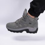 بوت و نیم بوت مردانه و زنانه ساقدار مدل caterpillar کاترپیلار رنگ طوسی کد 4718