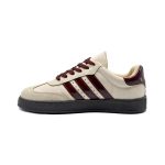 کفش و کتانی زنانه و دخترانه مدل آدیداس سامبا ADIDAS_SAMBA رنگ کرم زرشکی کد A303 - Image 2