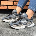کتونی اسپرت زنانه مدل نیوبالانس 9060 NEW BALANCE رنگ طوسی کد 8961 - Image 3