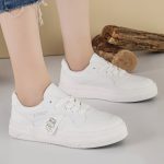 کفش اسپرت و راحتی زنانه و دخترانه رنگ سفید کد M128