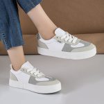 کفش و کتانی اسپرت زنانه و دخترانه مدل زیزیگو ZIZIGO رنگ سفید طوسی کد M122 - Image 2