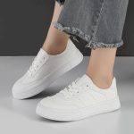 کفش اسپرت و راحتی زنانه و دخترانه رنگ سفید کد M143