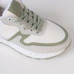 کفش و کتانی اسپرت زنانه و دخترانه رنگ طوسی یشمی کد M106 - Image 4