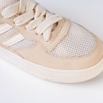 کفش اسپرت و راحتی زنانه و دخترانه رنگ کرم کد M126 - Image 3