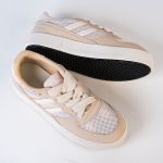 کفش اسپرت و راحتی زنانه و دخترانه رنگ کرم کد M126 - Image 2